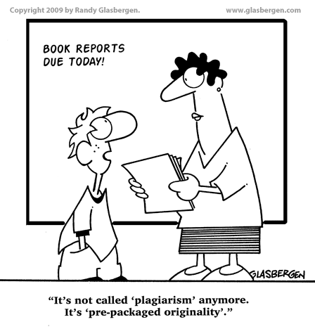 plagiarism cartoon